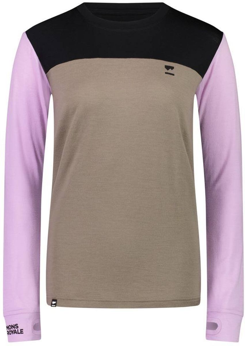 Mons Royale Womens Yotei BF LS Orchid Dawn