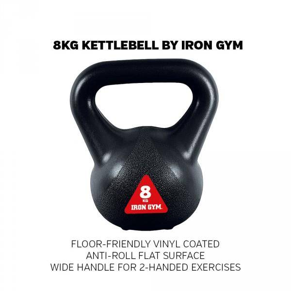 Bilde av Iron Gym® 8Kg Kettlebell - Vinyl