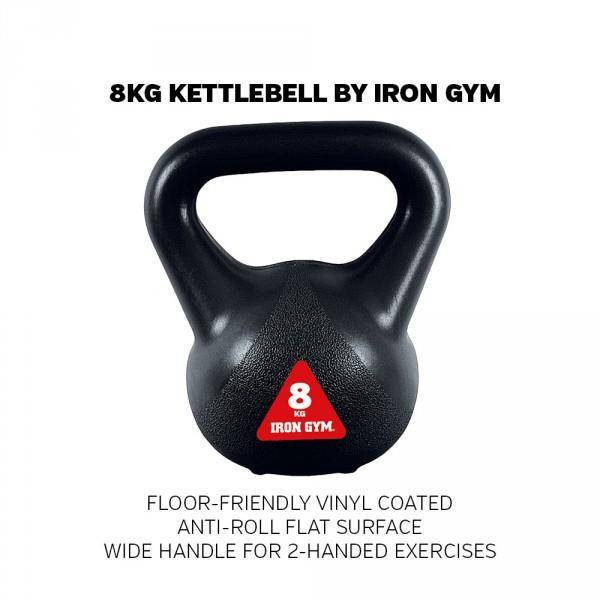 Bilde av Iron Gym 8Kg Kettlebell - Vinyl